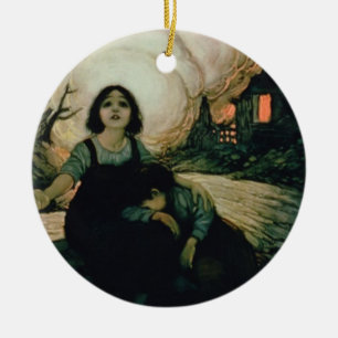 Ornamento De Cerâmica "Tenha-o sala em seus corações para nós? ", Ór