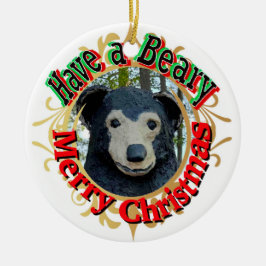 Ornamento De Cerâmica Tenha um Feliz Natal