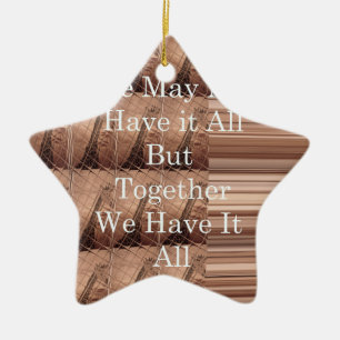 Ornamento De Cerâmica Tenham todas as Giraffe Safari Hakuna Matata tão t