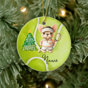 Ornamento De Cerâmica Tênis Natal com tênis para jogador de menino