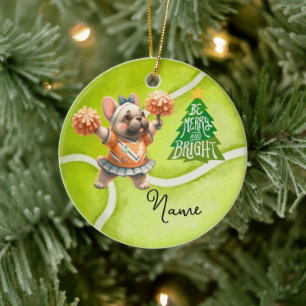 Ornamento De Cerâmica Tênis Natal com tênis para jogador feminino