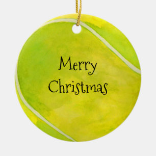 Ornamento De Cerâmica Tênis Natal e tênis em amarelo