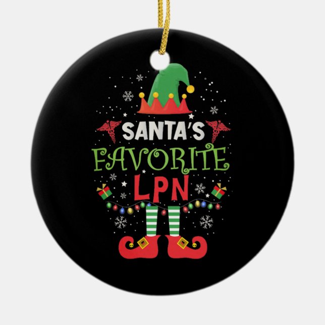 Ornamento De Cerâmica Terapêutica de Massagem Favorita Santas (Frente)