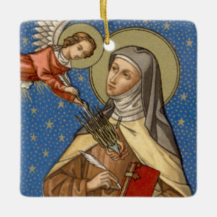 Ornamento De Cerâmica Teresa de Ávila (SAU 28)