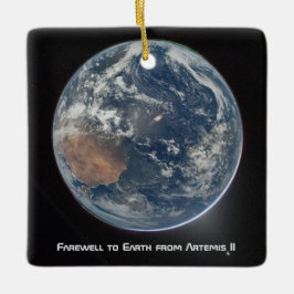 Ornamento De Cerâmica Terra a partir de Artemis II