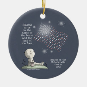 Ornamento De Cerâmica Terra dos livres