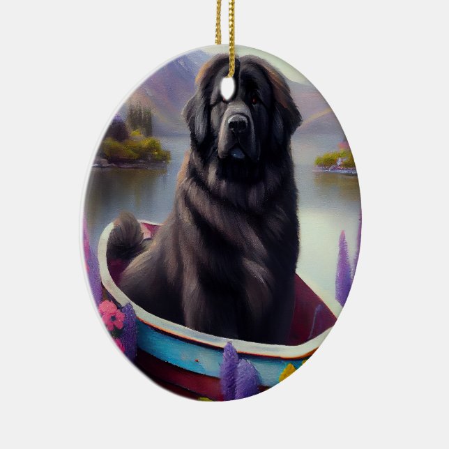 Ornamento De Cerâmica Terra Nova em um Paddle: Uma Aventura Cênica (Direito )