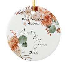 Terracotta Primeiro Natal Casado