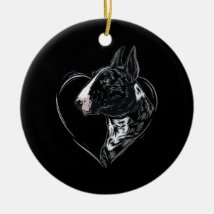 Ornamento De Cerâmica Terrier Bull