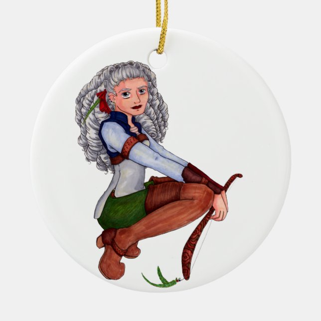 Ornamento De Cerâmica Tesla (Frente)