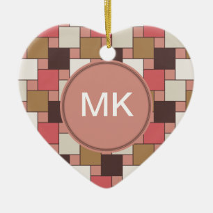 Ornamento De Cerâmica Teste padrão do Weave da especiaria da abóbora