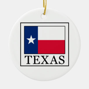Ornamento De Cerâmica Texas