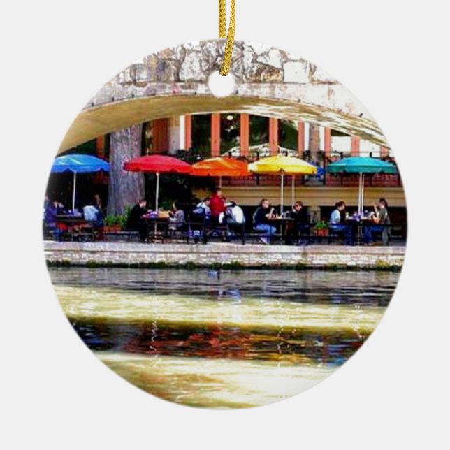 ORNAMENTO DE CERÂMICA TEXAS - SAN ANTONIO 2 (Frente)