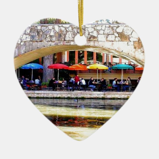 ORNAMENTO DE CERÂMICA TEXAS - SAN ANTONIO 2 (Frente)