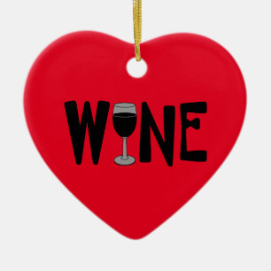 Ornamento De Cerâmica Texto do Vidro