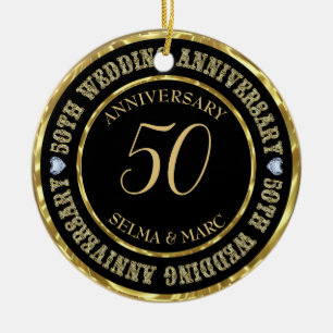 Ornamento De Cerâmica Texto Dourado E Corações