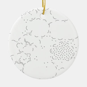Ornamento De Cerâmica Texto personalizado mais recenteLogotipo cerâmico