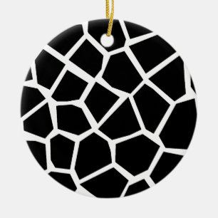 Ornamento De Cerâmica Textura de Girafa