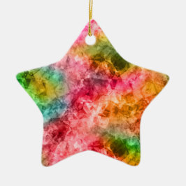 Ornamento De Cerâmica Textura tropical amassada