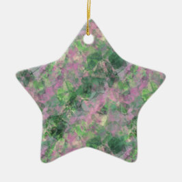 Ornamento De Cerâmica Textura verde Primavera amassada