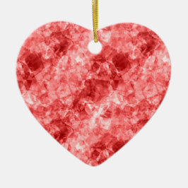 Ornamento De Cerâmica Textura vermelha amassada