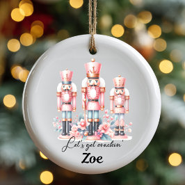 Ornamento De Cerâmica The Christmas Nutcracker Ceramic Ornament