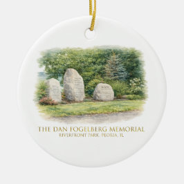 Ornamento De Cerâmica The Dan Fogelberg Memorial Christmas Ornament