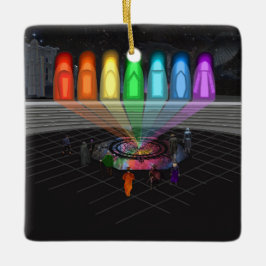 Ornamento De Cerâmica The First Step