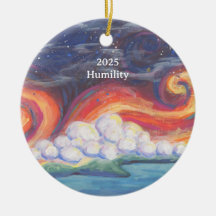 The Little Shot Humility Ceramic Ornament