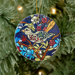 Ornamento De Cerâmica 'The Raspberry Thief' - Ceramic Ornament