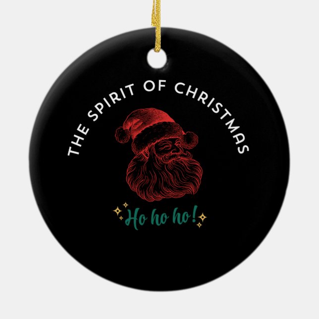 ORNAMENTO DE CERÂMICA THE SPIRIT OF CHRISTMAS (Traseira)