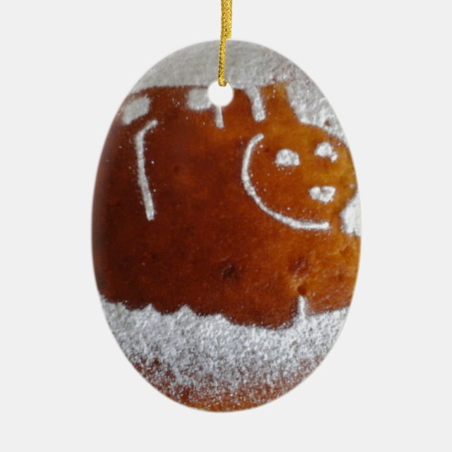 Ornamento De Cerâmica Thomas Train (Frente)