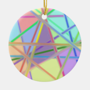 Ornamento De Cerâmica Threads de vidro