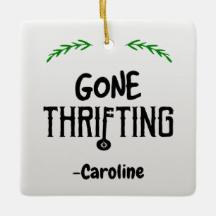Ornamento De Cerâmica Thrifting perdido