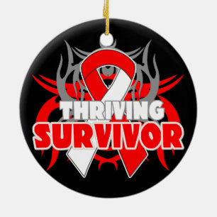 Ornamento De Cerâmica Thriving Oral Cancer Survivor