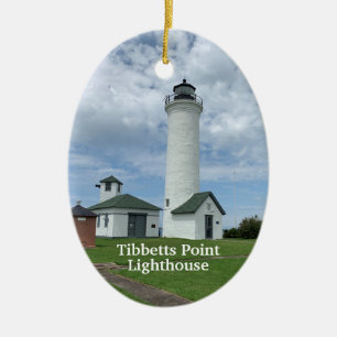Ornamento De Cerâmica Tibbetts Point Lighthouse