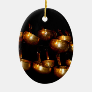 Ornamento De Cerâmica Tibetano Ladle