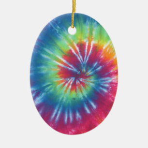 Ornamento De Cerâmica Tie Dye One
