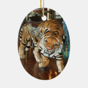 Ornamento De Cerâmica Tigre