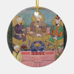 Ornamento De Cerâmica Timur (1336-1405), Babur (1483-1530, r.1526-30)