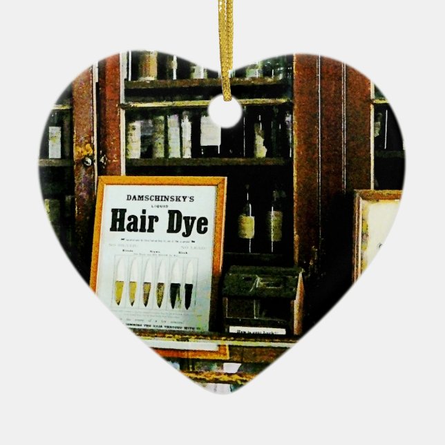 Ornamento De Cerâmica Tinta para Cabelo (Frente)