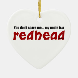 Ornamento De Cerâmica Tio do Redhead