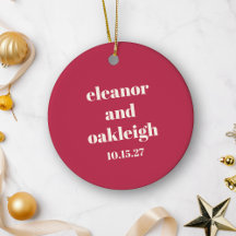 Tipografia Chic Casamento Personalizado de Marinha