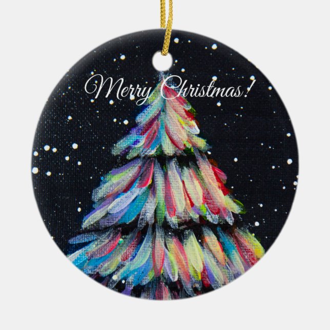 Ornamento De Cerâmica Tirado à luz (Frente)