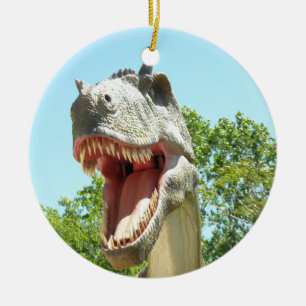 Ornamento De Cerâmica Tiranossauro Rex