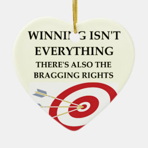 Ornamento De Cerâmica tiro ao arco