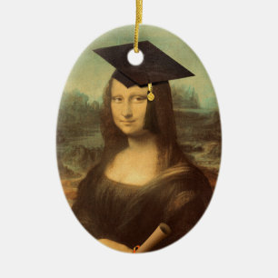 Ornamento De Cerâmica Toca da Mona Lisa Graduação