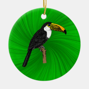 Ornamento De Cerâmica Toco Toucan