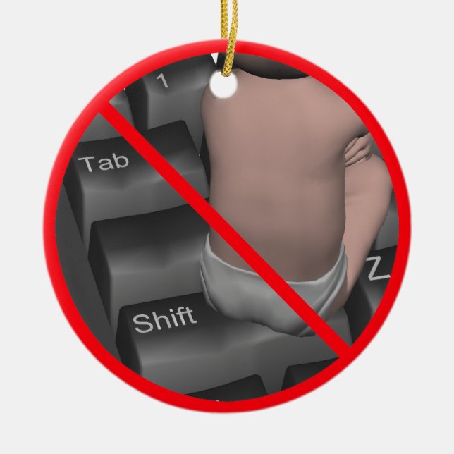 ORNAMENTO DE CERÂMICA TODA A MULHER PROIBIDA! (Frente)