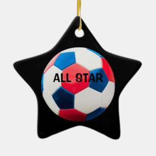 Ornamento De Cerâmica Todas as estrelas de futebol